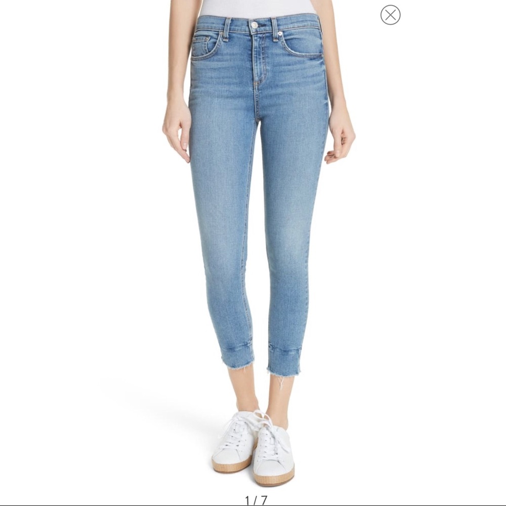 Rag & Bone High Rise Ankle Skinny Jean, size 23
